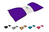 Eye Pillow Vacation Organic Flax Seed Filled Lavender Eye Pillow, Royal Purple