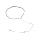 Skyvan Imitation Pearls Tassel Backdrop Necklace Body Chain Wedding Jewelry Backless Dress Accessories