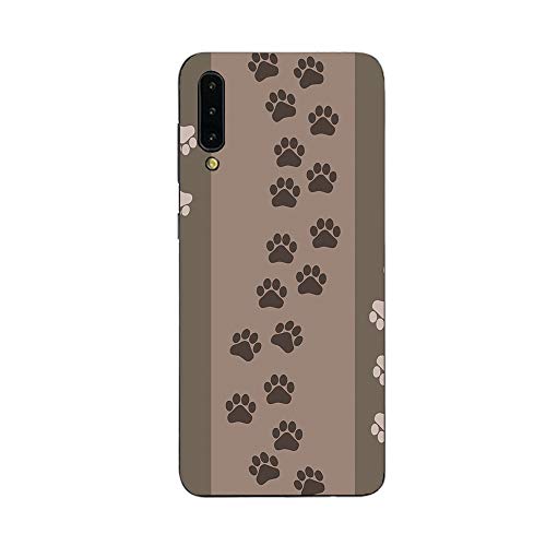 MightySkins Skin for Samsung Galaxy A50 / A70 - Paw Prints | Protective, Durabl…