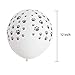 Hapy Shop 36 Pieces Dog Paw Print Balloons 12
