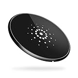 COOLSELL iPhone X Wireless Charger, Fast 10W Charger Station Qi Wireless Charging Pad for iPhone 8, iPhone 8 Plus, Samsung S6, S7, Nexus and QI Enabled Devices （Black）