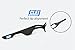 False Eyelash Applicator/PREMIUM Stainless Steel Eyelash Extension Tweezers by CLEJ: For Instant Application & Removal | Adjust & Repair Your Lashes On The Go | Magnetic Stainless Steel [Black] |