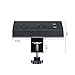 White Desk Power Grommet Outlet Wireless Charger with USB C, Fits 3