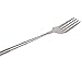 Yosoo BBQ Telescopic Extendable Dinner Fruit Dessert Long Handle Fork Stainless Steel Cutlery