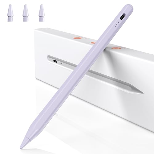 BAZO Stift für iPad - 2018-2025 Pencil 2. Generation mit Schnellladeleistung Palm Rejection und Neigungssensitivität Stylus für Pro 13''/12,9''/11''/