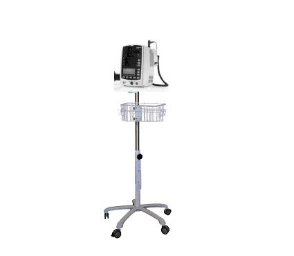 Rolling Stand for Mindray Vs-800 (Dpm3) Vital Sign Monitor with Concave Base (convex base)