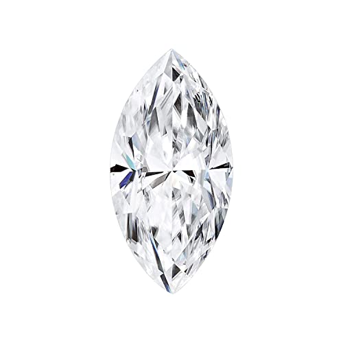 Bhumi Gems 1.5CT Loose Moissanite Marquise Cut Colorless, Loose Diamond for Engagement Ring, Band, Pendant, Earring, Bracelet for Women, Gifts