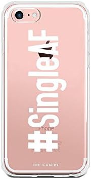 The Casery Single AF iPhone 6 Matte Finish Clear Slim Fit Cell Phone Case