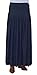 Baby'O Women's Original BIZ Style Ankle Length Long Denim Skirt