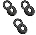USA Gadgetbrat® Universal 3 Piece LARGE Soft Black Rubber 