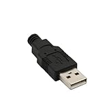 Premium USB Connector with Shell Type-A Male - 2 pieces