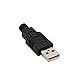 Premium USB Connector with Shell Type-A Male - 2 pieces