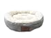 American Kennel Club AKC Casablanca Round Solid Pet Bed, Light Blue primary