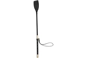 PU Leather Horse Riding Crop, Jump Bat Equestrian Flogger Shaft with Non Slip Handle