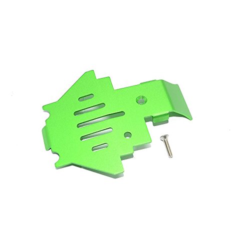 Traxxas TRX-4 Trail Defender Crawler Upgrade Parts Aluminum Center Gear Box Bottom Protector Mount - 1Pc Set Green