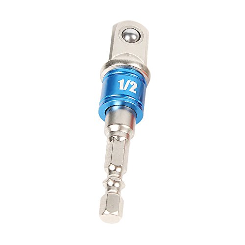 1KTon Hex Square Nut Driver Drill Impact Socket Extension Bit Adapter Socket Wrench Home Tool