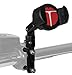 Techmount Universal Motorcycle Control Mount 4-31001-B-TechGripper - The Most Dependable Holder for Phones with or Without a Case! - Extra Strong and Reliable - Adjustable to Fit Most Motorcycles!