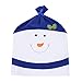 VALORCASA Christmas Snowman Chair Covers Set of 4,Novelty Party Holiday Dining Chair Slipcovers for Kitchen,Bar or Restaurant,23