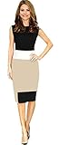 Amoin Womens Business Party Cocktail Pencil Dress