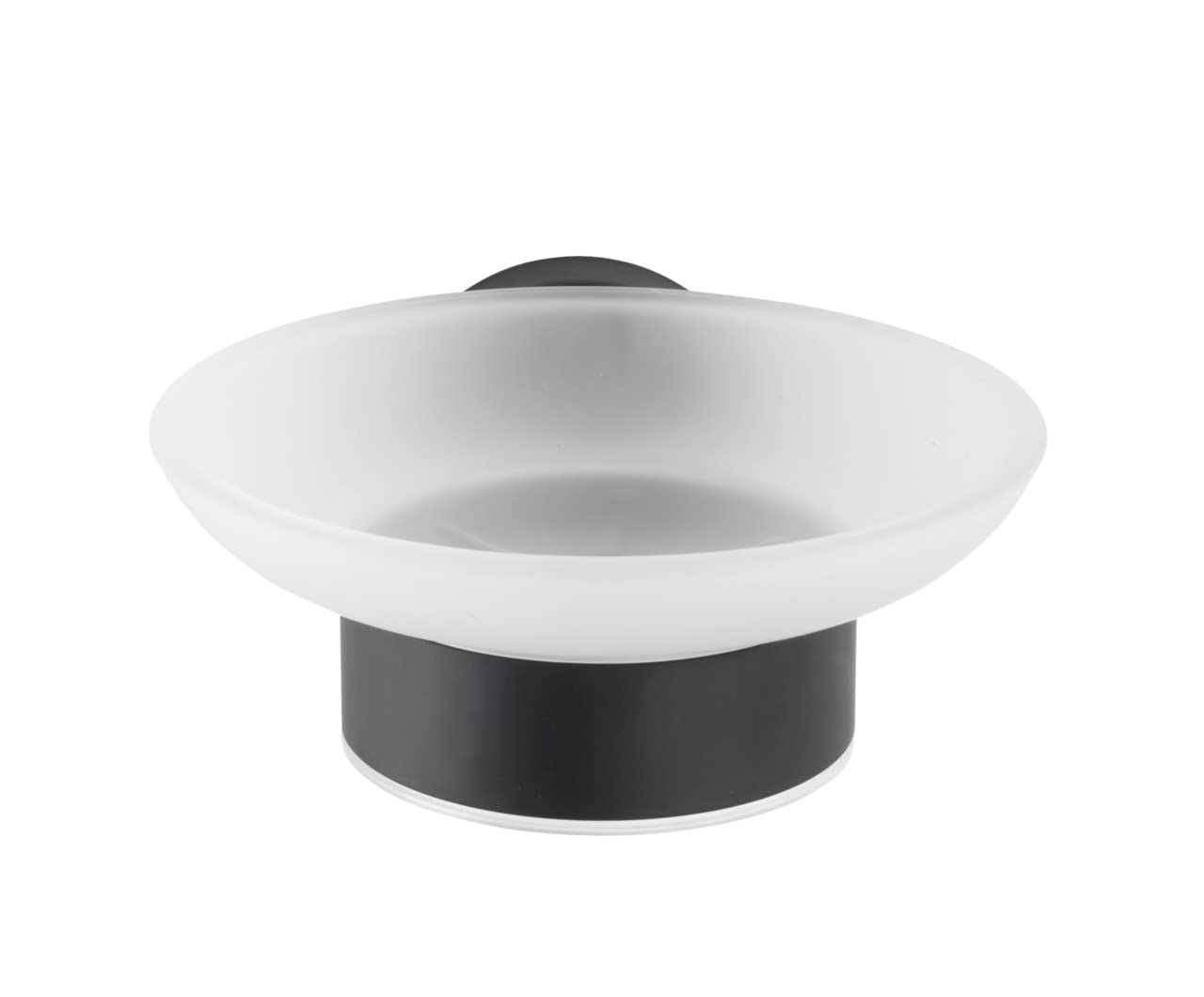 WENKO Bosio Soap Dish, Stainless steel, matt, 11 x 5,5 x 13 cm
