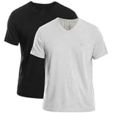 Premium Classic Men’s V-Neck T-Shirt | Ultra Soft, Breathable Cotton Modal Stretch Mens T-Shirt | Tag Free (Made in Egypt)