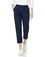 Amazon Essentials Women's Cropped Girlfriend Chino Pant (Available in Plus Size)