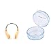 Swim Nose Clip for Adults Kids(Ages 8-18) or swimming Beginner Beige AC-1