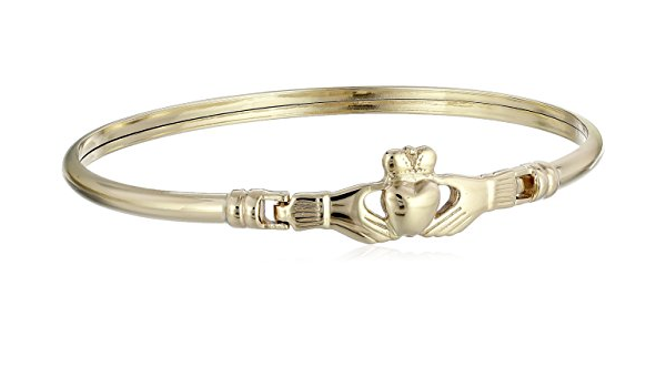 claddagh bracelet gold