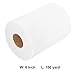Tulle Roll Fabric Spool for Tutu, Wedding Party Decorations Table Skirts Gift Bow Craft 6 Inch x 100 Yards (300FT)-White