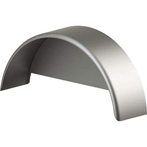 Tie Down Engineering 44916 Fender with Skirt Single Round Silver Steel