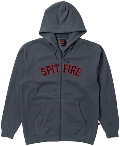 Spitfire Skateboards Wheels Hoody Classic 87 Swirl Zip Army Size S