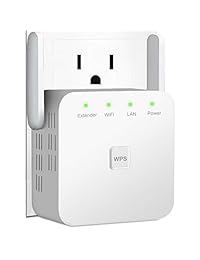 Extensor de alcance WiFi, FiveHome de alta velocidad WiFi repetidor extensible WiFi a Smart Home y dispositivos Alexa, 2 x 2 MU MIMO, fácil y rápido de configurar