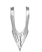 FEESHOW Women's Shiny Metallic One Piece Swimsuit Bikini Thong Swimwear Beachwear Silver One Size