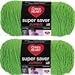 Bulk Buy: Red Heart Super Saver (2-pack) (Spring Green, 7 oz each skein)