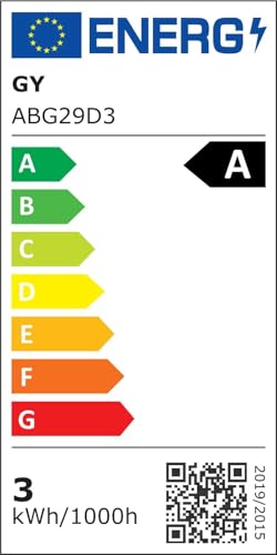GY GU10 LED Bulb, 2.9W Equivalent to a 50W Bulb, GU10 LED Bulbs 3000K Warm White, 520Lumen, 110° Beam Angle, GU10 Fitting, Non-Dimmable