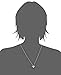 Fossil Heart Charm Necklace, 20