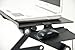 iCraze Stand for Laptop, Ipad, Books + Two Cooling Fans USB Plug + Laptop Table Laidback Computer Desk Portable Bed Tray Book Stand Multifuctional (Black)