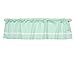 Mint Green Tailored Window Valance by The Peanutshell - 100% Cotton Sateen