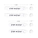 Wurkin Stiffs Stiff-N-Stay Plastic Magnetic Collar Stays in storage tin - 2 Pair