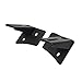 Xprite Lower Steel Windshield Hinge Corner Brackets Mounting for LED Spot Flood Lights Compatible with 2007-2018 Jeep Wrangler JK - 1 Pair