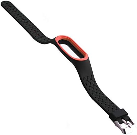 Band for Xiaomi 3 Smartwatch Wristbands Replacement Silicone Anti-Off Accessaries Straps Bracelets for Mi3 (Orange)