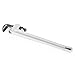 VEVOR 36-Inch Aluminum Straight Pipe Wrench Ideal for 2” to 3-1/2” Pipe Adjustable Plumbing Pipe Wrench Heavy Duty 5” Jaw capacity Plumbers Pliers Tool
