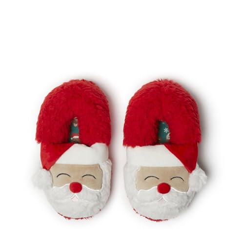 Dearfoams Toddlers Whimsical Animal Critter Washable Slipper, Kids Santa, 7-8 U…