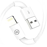 Heardear Lightning to USB Cable[Apple MFi Certified]iPhone/iPad charging/charger Cable/Cord/Line for iPhone X/8/7/SE/6s/6/plus/5s/5c,iPad Pro/Air/Mini,iPod touch,Nano(White 3.33FT)Certified by Apple