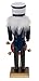 Clever Creations Captain 8 Inch Traditional Wooden Nutcracker, Festive Christmas Décor for Shelves and Tables