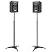 PERLESMITH Floor Speaker Stands for Small Satellite Speakers Extend 30-45 Inch Weight up to 8lbsthumb 4