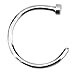 Forbidden Body Jewelry Nose Rings Hoop, Hoop Nose Ring, Nose Ring Hoop, Surgical Steel Comfort Fit Nose Ring Hoop/Silver Tone 18G (10mm)