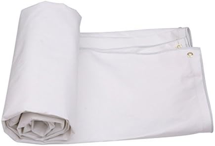 ZfgG White Tarpaulin Waterproof Sunshade Wagon Roof Covering
