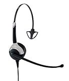 VXi 203055 UC ProSet 21V DC Binaural Single-Wire Headset for Headset-Ready Phones