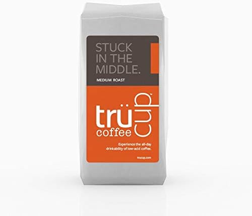 trücup Low-Acid Medium Roast Coffee (12 Ounce, French Press)